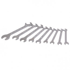 9 Pieces Metric Minature Open End Wrench